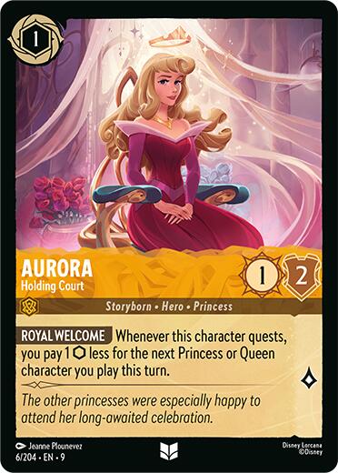 Disney Lorcana: Aurora - Holding Court card image