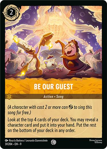 Disney Lorcana: Be Our Guest card image