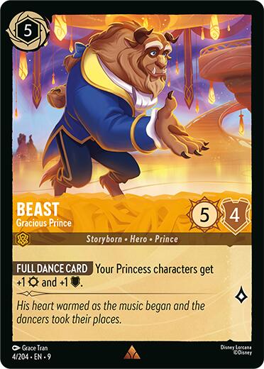 Disney Lorcana: Beast - Gracious Prince card image