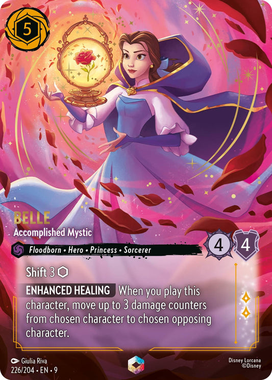 Disney Lorcana: Belle - Accomplished Mystic (Enchanted) card image