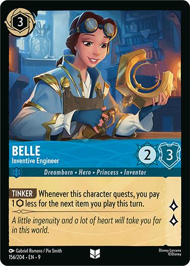 Disney Lorcana: Belle - Inventive Engineer card image