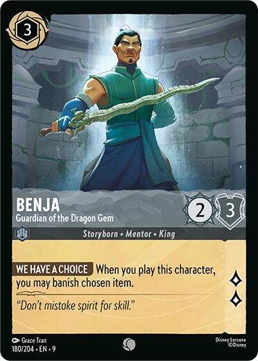 Disney Lorcana: Benja - Guardian of the Dragon Gem card image