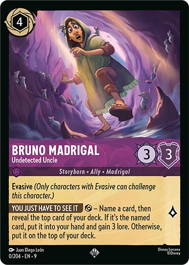 Disney Lorcana: Bruno Madrigal - Undetected Uncle card image