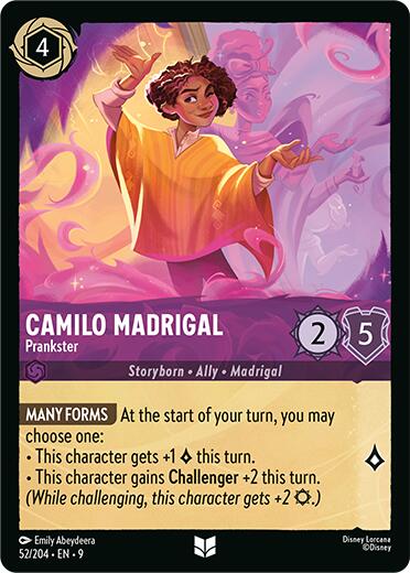 Disney Lorcana: Camilo Madrigal - Prankster card image