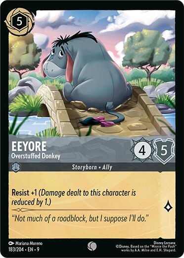 Disney Lorcana: Eeyore - Overstuffed Donkey card image