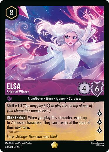 Disney Lorcana: Elsa - Spirit of Winter card image