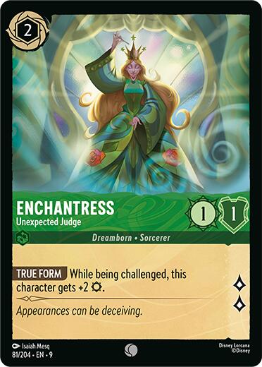 Disney Lorcana: Enchantress - Unexpected Judge card image