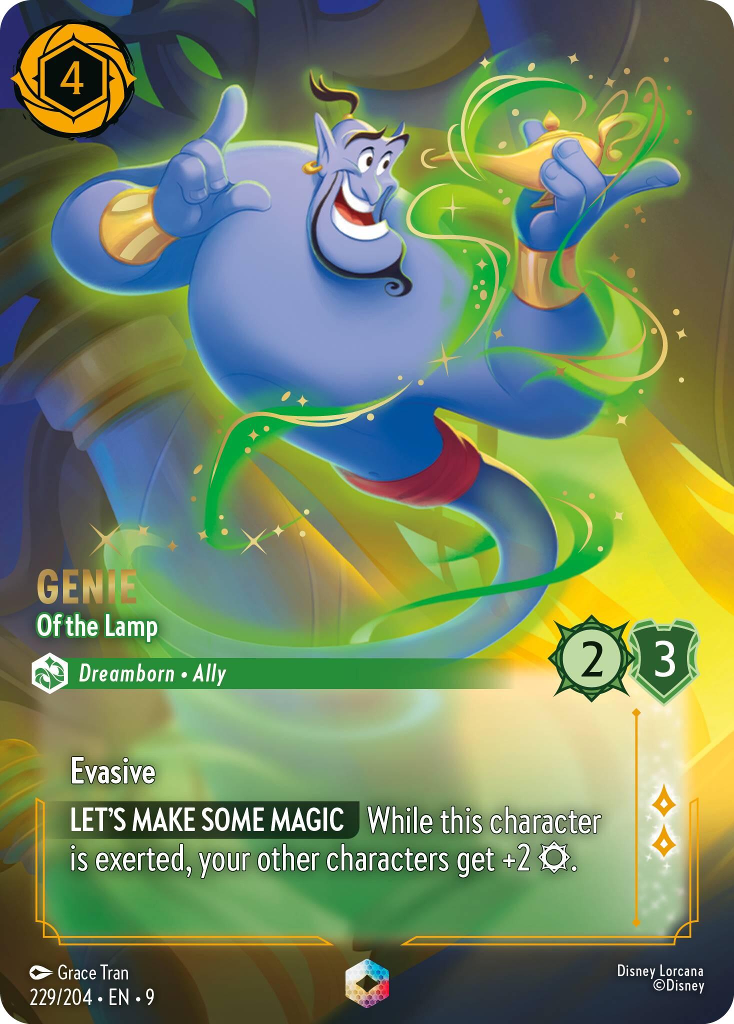 Disney Lorcana: Genie - Of the Lamp (Enchanted) card image