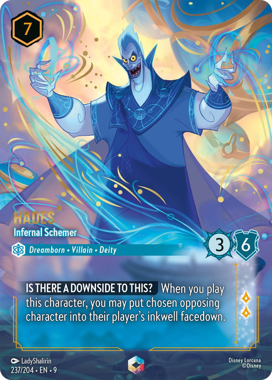 Disney Lorcana: Hades - Infernal Schemer (Enchanted) card image