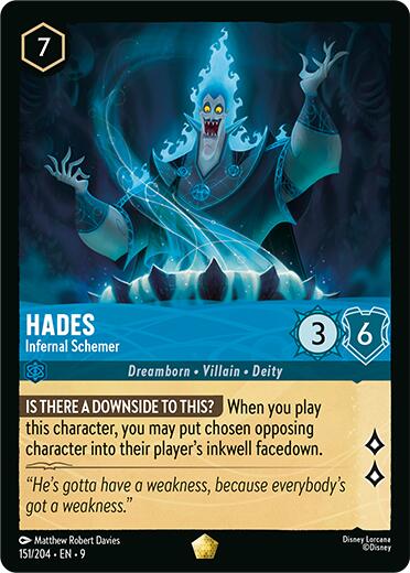 Disney Lorcana: Hades - Infernal Schemer card image