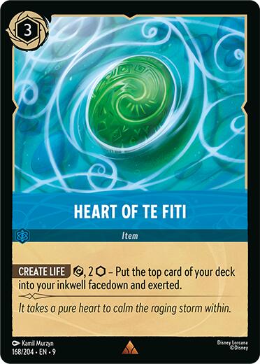 Disney Lorcana: Heart of Te Fiti card image