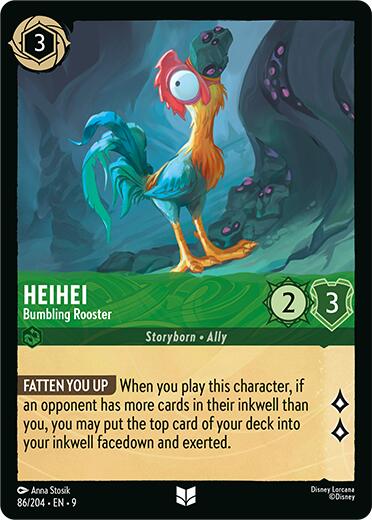 Disney Lorcana: Heihei - Bumbling Rooster card image