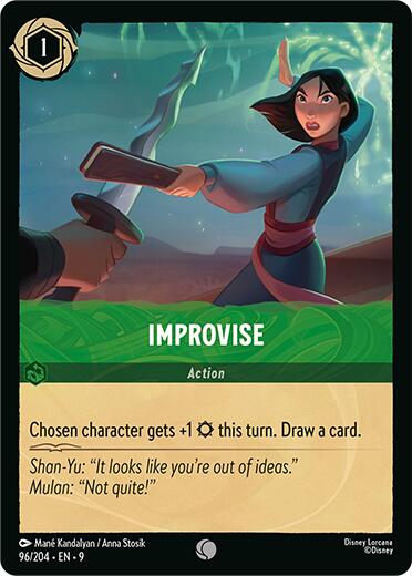 Disney Lorcana: Improvise card image