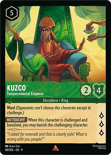 Disney Lorcana: Kuzco - Temperamental Emperor card image