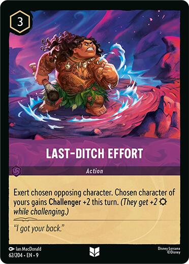 Disney Lorcana: Last-Ditch Effort card image