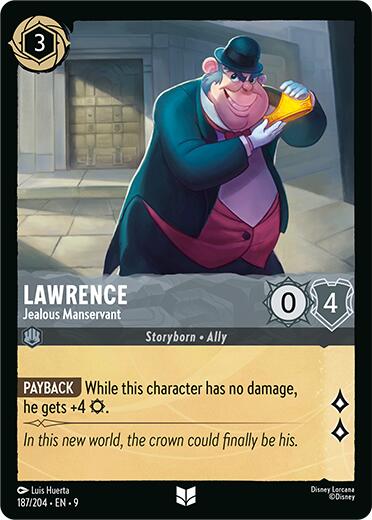 Disney Lorcana: Lawrence - Jealous Manservant card image