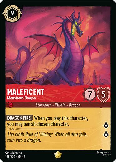 Disney Lorcana: Maleficent - Monstrous Dragon card image