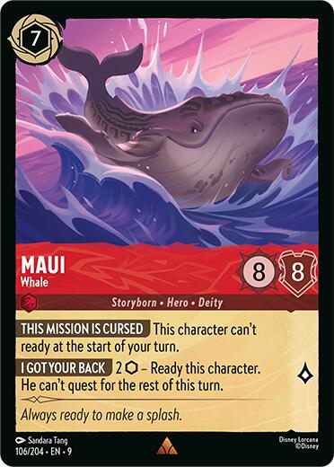 Disney Lorcana: Maui - Whale card image