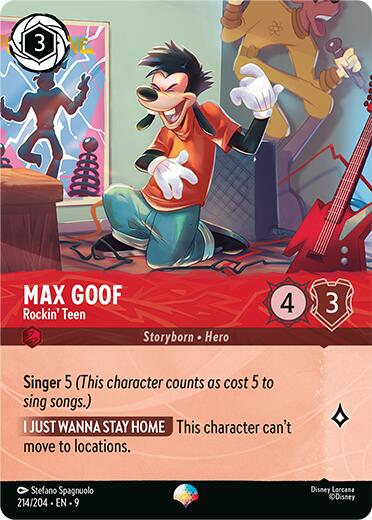 Disney Lorcana: Max Goof - Rockin' Teen (Epic) card image