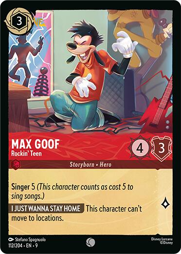 Disney Lorcana: Max Goof - Rockin' Teen card image
