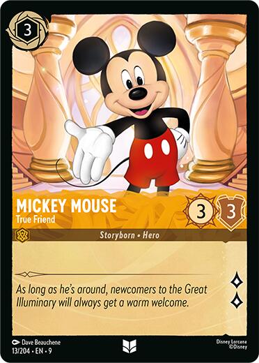 Disney Lorcana: Mickey Mouse - True Friend card image