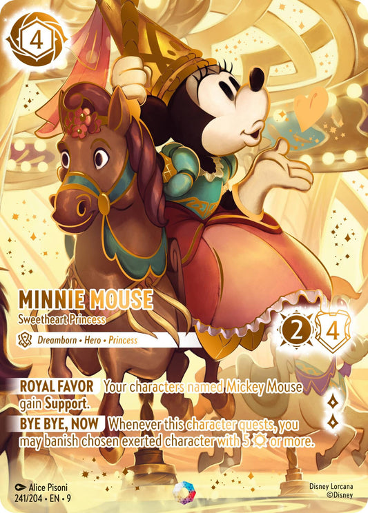 Disney Lorcana: Minnie Mouse - Sweetheart Princess (Iconic) card image