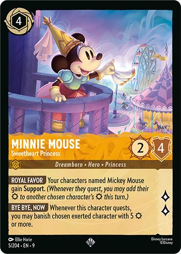 Disney Lorcana: Minnie Mouse - Sweetheart Princess card image