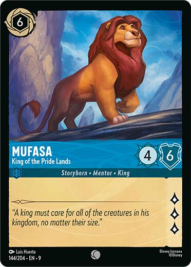 Disney Lorcana: Mufasa - King of the Pride Lands card image