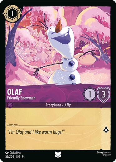 Disney Lorcana: Olaf - Friendly Snowman card image