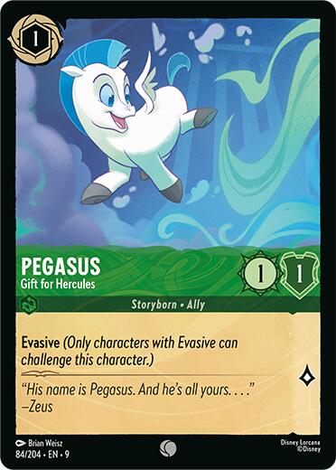 Disney Lorcana: Pegasus - Gift for Hercules card image