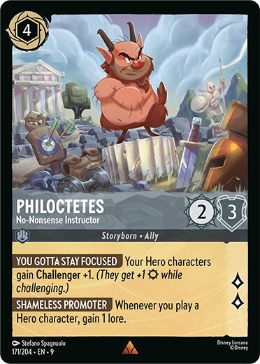 Disney Lorcana: Philoctetes - No-Nonsense Instructor card image