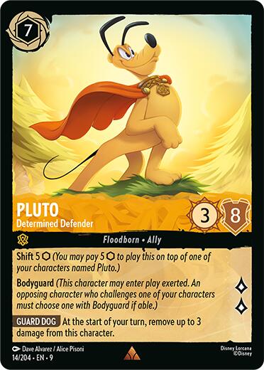 Disney Lorcana: Pluto - Determined Defender card image