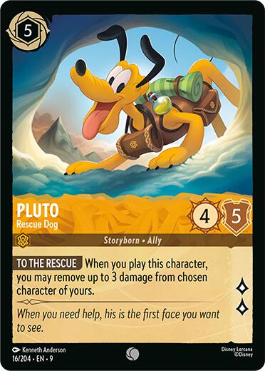 Disney Lorcana: Pluto - Rescue Dog card image
