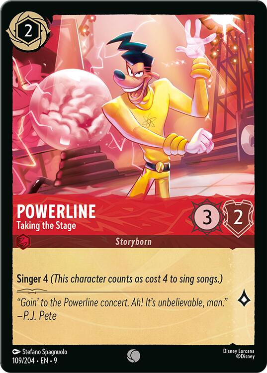Disney Lorcana: Powerline - Taking the Stage card image