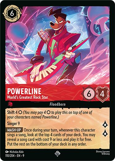 Disney Lorcana: Powerline - World's Greatest Rock Star card image