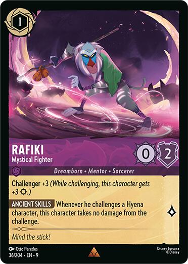 Disney Lorcana: Rafiki - Mystical Fighter card image
