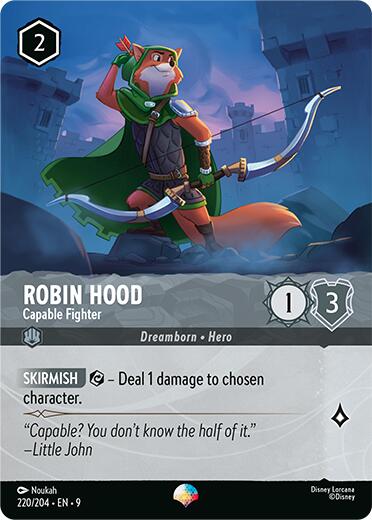 Disney Lorcana: Robin Hood - Capable Fighter (Epic) card image