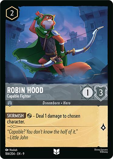 Disney Lorcana: Robin Hood - Capable Fighter card image