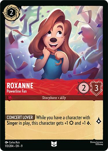 Disney Lorcana: Roxanne - Powerline Fan card image