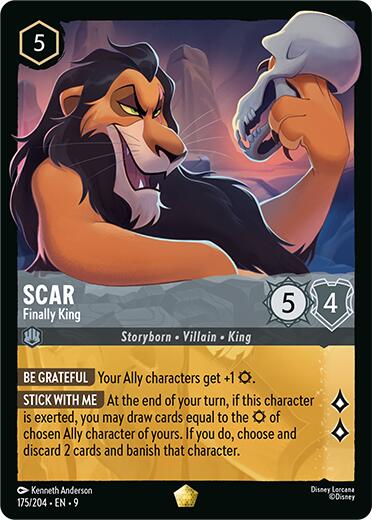 Disney Lorcana: Scar - Finally King card image