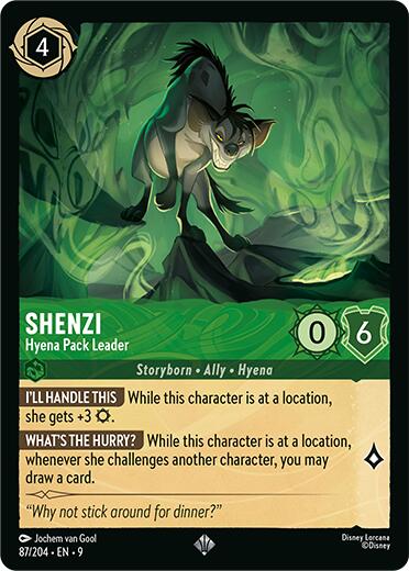 Disney Lorcana: Shenzi - Hyena Pack Leader card image