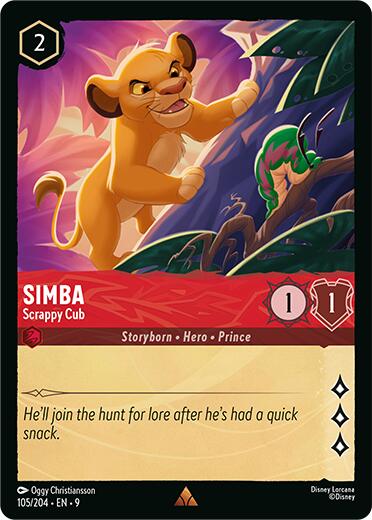 Disney Lorcana: Simba - Scrappy Cub card image