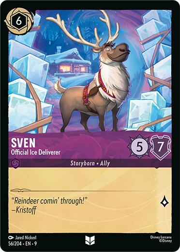 Disney Lorcana: Sven - Official Ice Deliverer card image