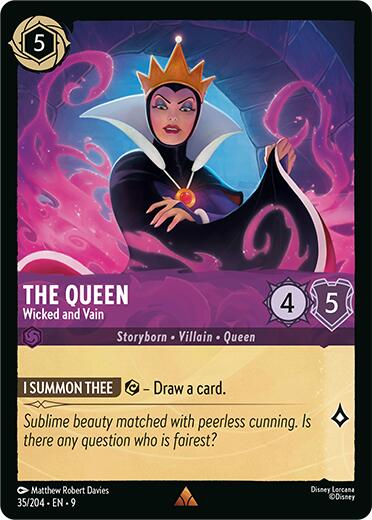 Disney Lorcana: The Queen - Wicked and Vain card image