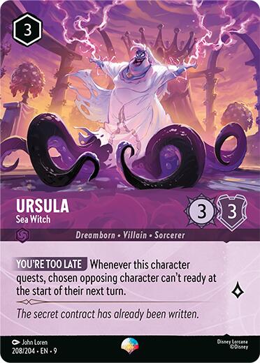 Disney Lorcana: Ursula - Sea Witch (Epic) card image