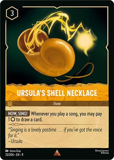 Disney Lorcana: Ursula's Shell Necklace card image