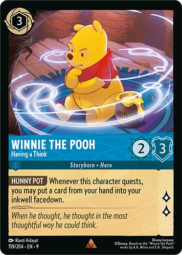 Disney Lorcana: Winnie the Pooh - Having a Think card image