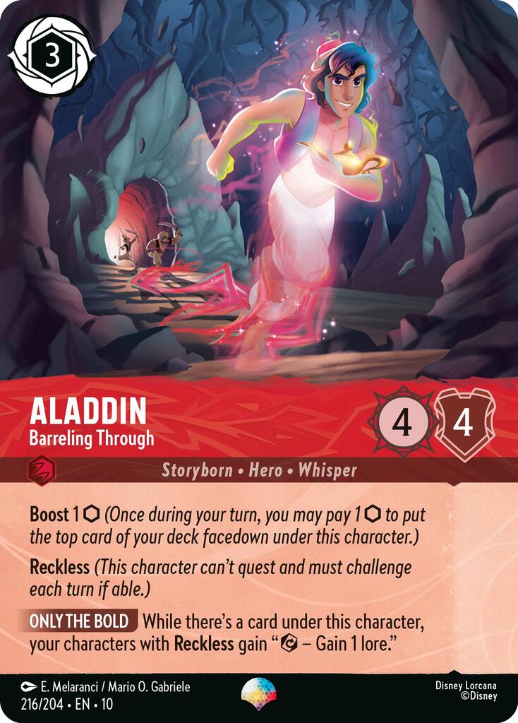 Disney Lorcana: Aladdin - Barreling Through (Epic) card image