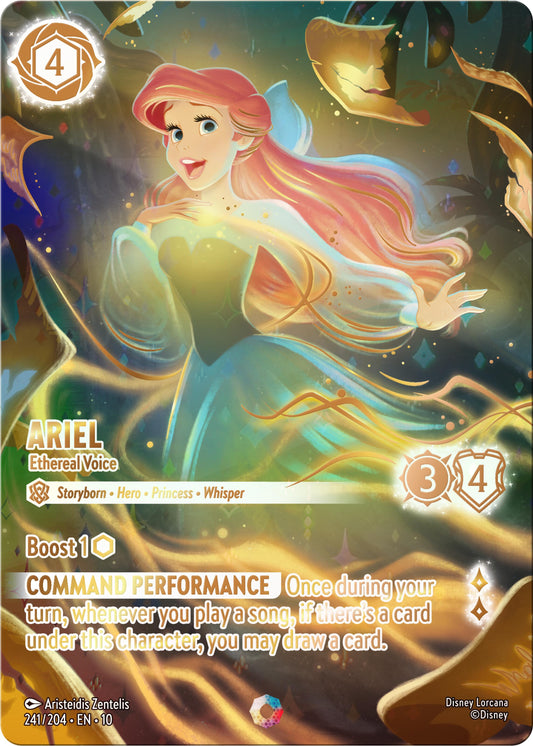 Disney Lorcana: Ariel - Ethereal Voice (Iconic) card image