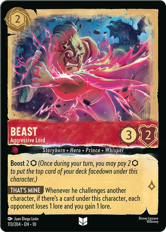 Disney Lorcana: Beast - Aggressive Lord card image